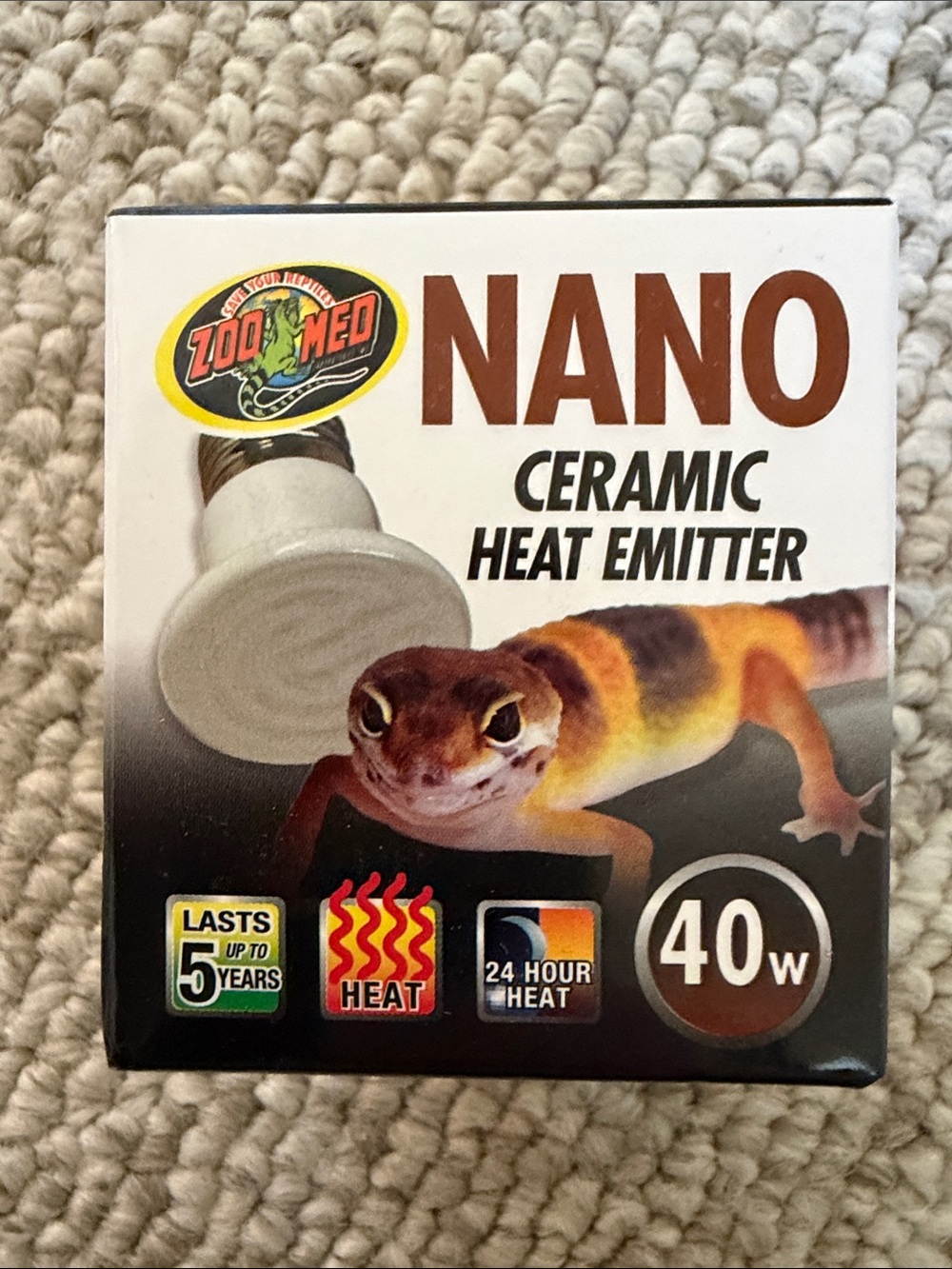 Nano Ceramic Heat Emitter - Brown/Orange